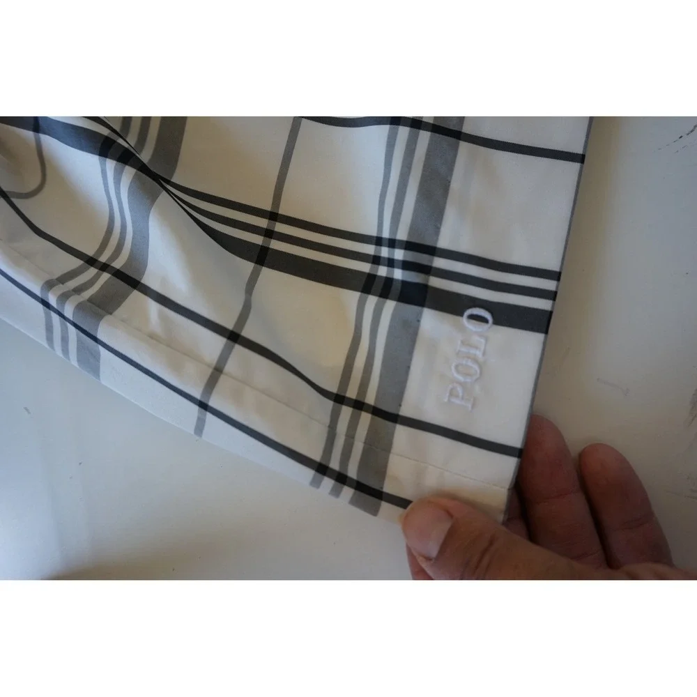 Polo Ralph Lauren Plaid Dress Toddler Girl Preppy Classic White Black 24M NWT